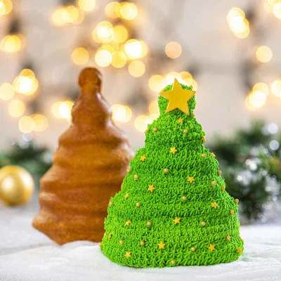 Fir tree baking dish