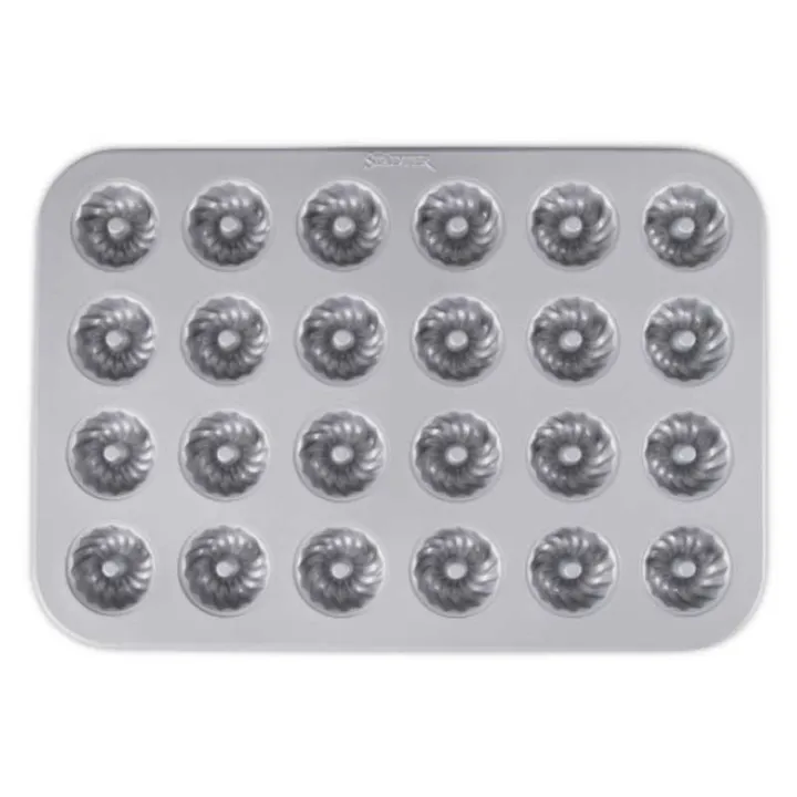 Moule à kouglof mini, 24 pièces pour les desserts sucrés
