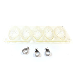 Chocolate mold cockchafer, 5 pieces