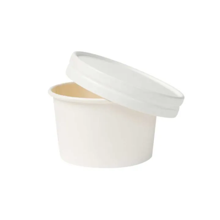 Deckel für Glacebecher 75 ml, 25 Stück für eiskalte Leckereien