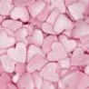 Decorazioni a coriandoli a forma di cuore rosa, 50 g