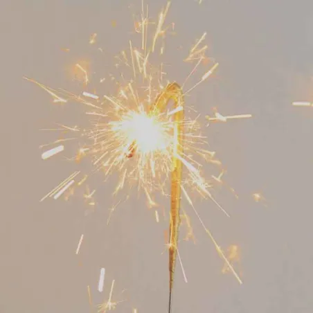 Sparkler 1 Gold per compleanni, anniversari e altre occasioni