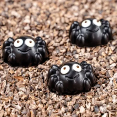Praline mold spiders 20 pieces