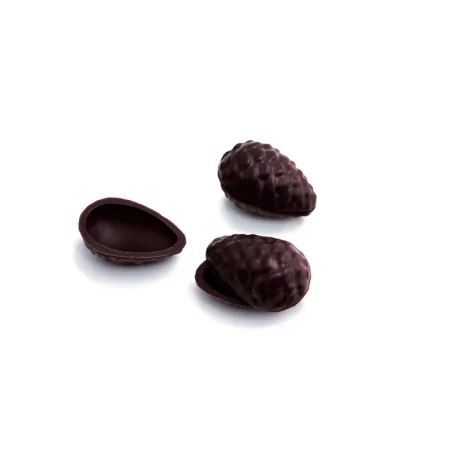 Sweet hollow form chocolates pine cone dark