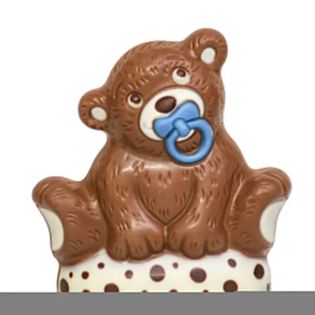 Chocolate mold sitting bear for great own chocolate figures