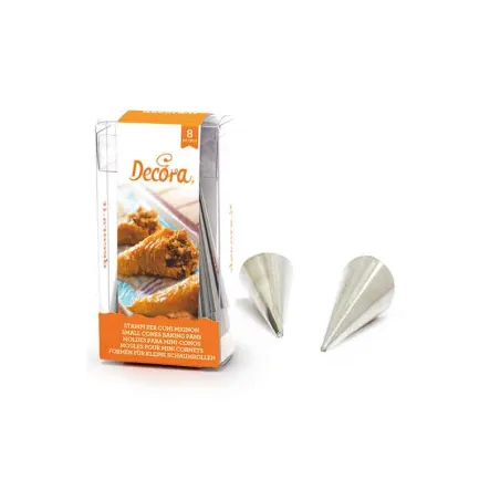 Flocons d'iris Cornet Ø 2.5 x 8 cm, 8 pièces pour apéritifs et desserts