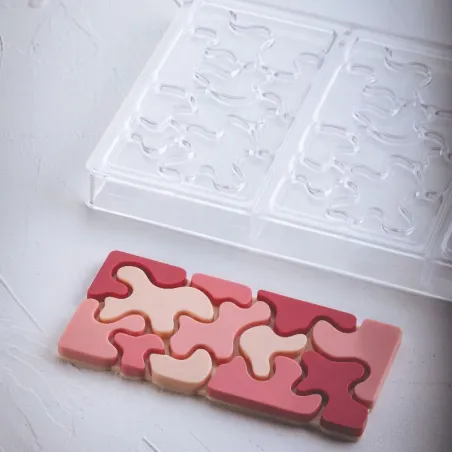 Schokoladentafel Giessform Flecken