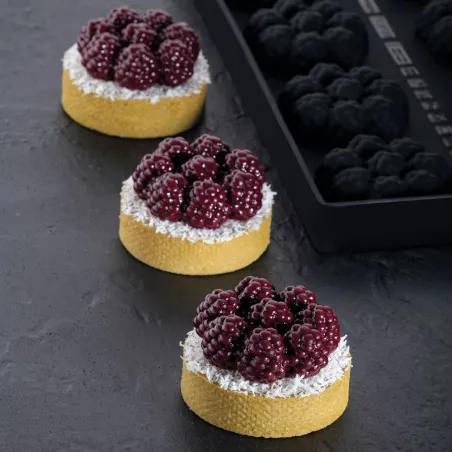 Stampo in silicone Bacche Ø 6 cm, 8 pezzi per dolci di pasticceria