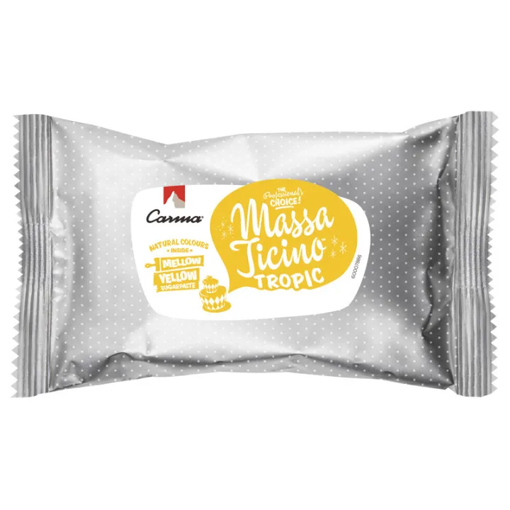 Rolled fondant Massa Ticino Sugarpaste Mellow Yellow, 250 g