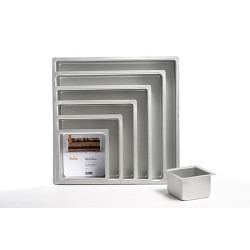 Teglia per torte quadrata 25x25 cm / 10 cm di altezza