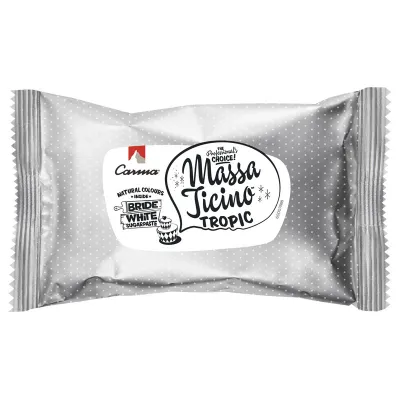 Rollfondant Massa Ticino Sugarpaste Bride White, 250 g