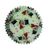 Mini stampi per cupcake Pupazzo di neve sorridente, 100 pezzi