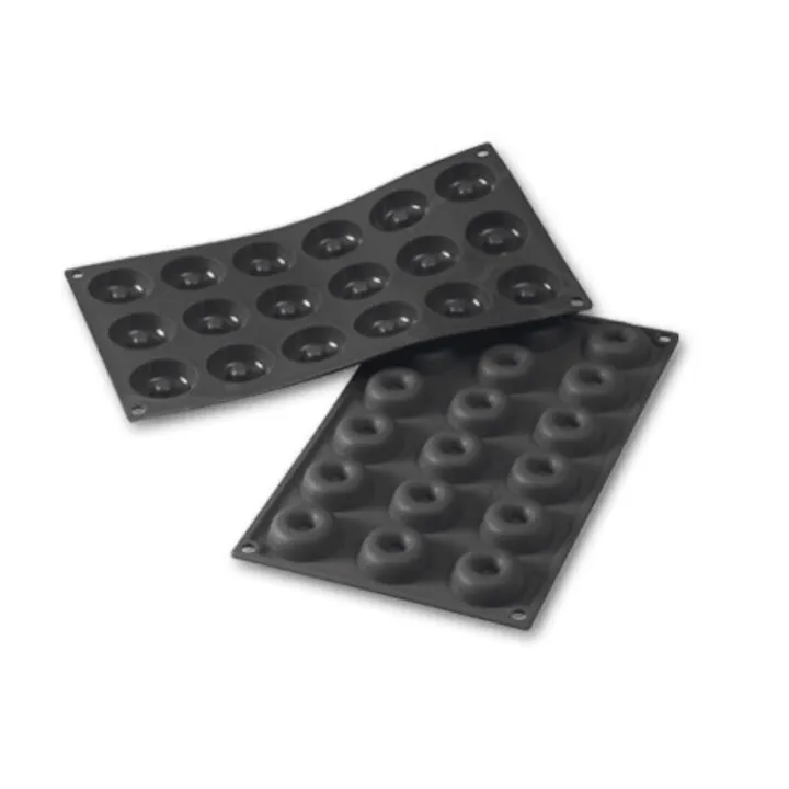 Silicone donut mold Ø 4 cm 18 pieces for sweet and savory treats