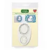 Amuleto in silicone goffratore