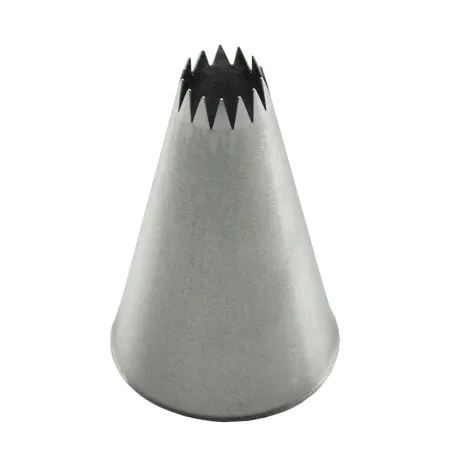 French star nozzle 10 mm for great éclairs and cupcake toppings