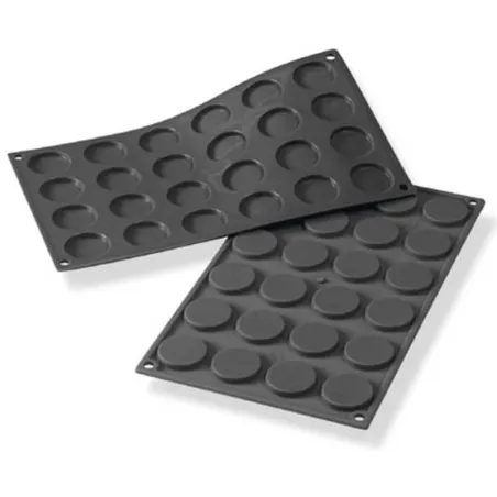 Stampo in silicone fiorentino Ø 3,5 cm 24 pezzi per deliziose fiorentine