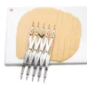 Dough cutter, wavy and smooth, 5 wheels for strips