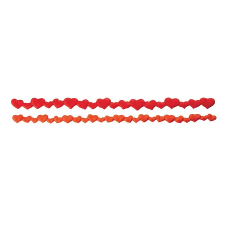 Silicone embosser hearts chain