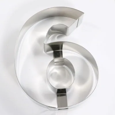 Tortenring Zahl 6