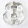 Tortenring Zahl 8