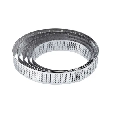 Perforierter Tortenring Ø 23 cm x 3.5 cm für perfekte Tartes