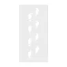 Elf Footprints Stencil for festive Christmas decorations
