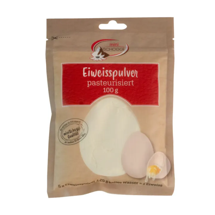 Poudre de blanc d'œuf pasteurisée, 100 g pour les friandises sucrées