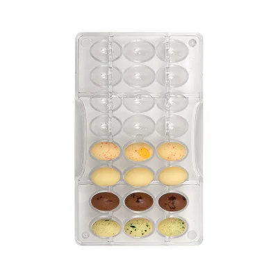 Schokoladenform mini Eier, 24-teilig