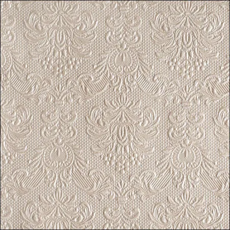 Serviettes Elégance beige, 15 pièces