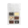 Chocolate bar casting mold Piccola 10 pieces