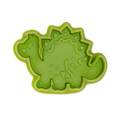 Cookie cutter with ejector dinosaur for great decorated Guetzli