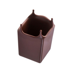 Schokoladenform Dessertschale Hoch Quadrat, 28-teilig