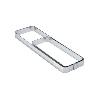 Tortenring rechteckig 18 cm x 2 cm für perfekte Tartes und Wähen