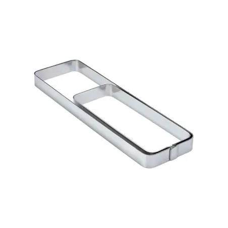 Cercle à tarte rectangulaire 18 cm x 2 cm pour des tartes et des gâteaux parfaits
