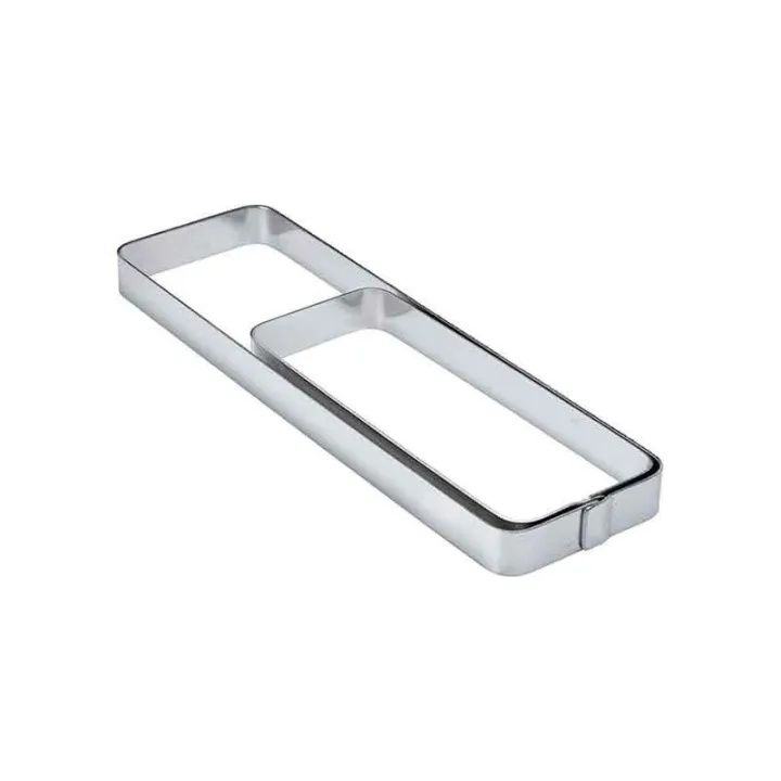 Anello rettangolare per torte 18 cm x 2 cm per crostate e wähen perfetti
