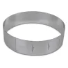 Anello per torte regolabile Ø 18 - 30 x 7 cm per torte e pan di spagna