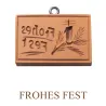 Springerle-Model Frohes Fest 66 x 44 mm für Tirggel und Anisbrötli