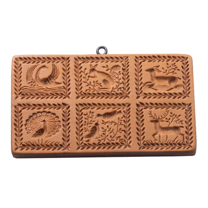 Modèle Springerle animaux sauvages 145 x 81 mm pour Tirggel et Anisbrötli