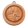 Modèle de Springerle cerf et biche Ø 68 mm pour Tirggel et petits pains à l'anis