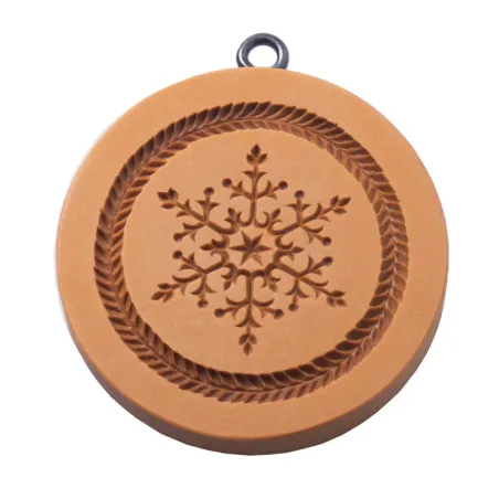 Springerle model snowflake Ø 68 mm for Tirggel and Anisbrötli
