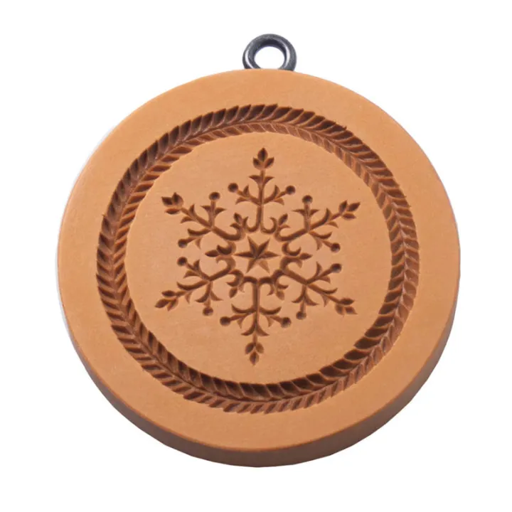 Springerle model snowflake Ø 68 mm for Tirggel and Anisbrötli