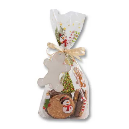 Transparent bag set Christmas, 23.5 x 14.5 cm