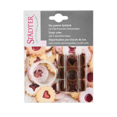 Set d'emporte-pièces Spitzbuben lisse, 4 cm pour de délicieux biscuits