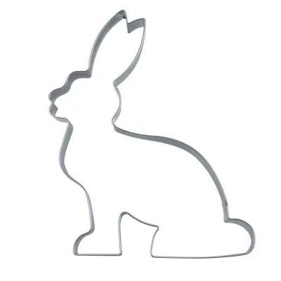 Cookie cutter bunny sitting medium for delicious Guetzli