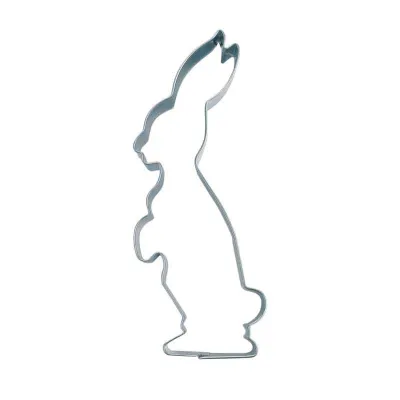 Cookie cutter bunny standing for delicious Guetzli