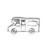 Wohnmobil Ausstecher, 8 cm für leckere Guetzli