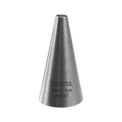 Hole nozzle 6 mm for great cake decorations and pastries