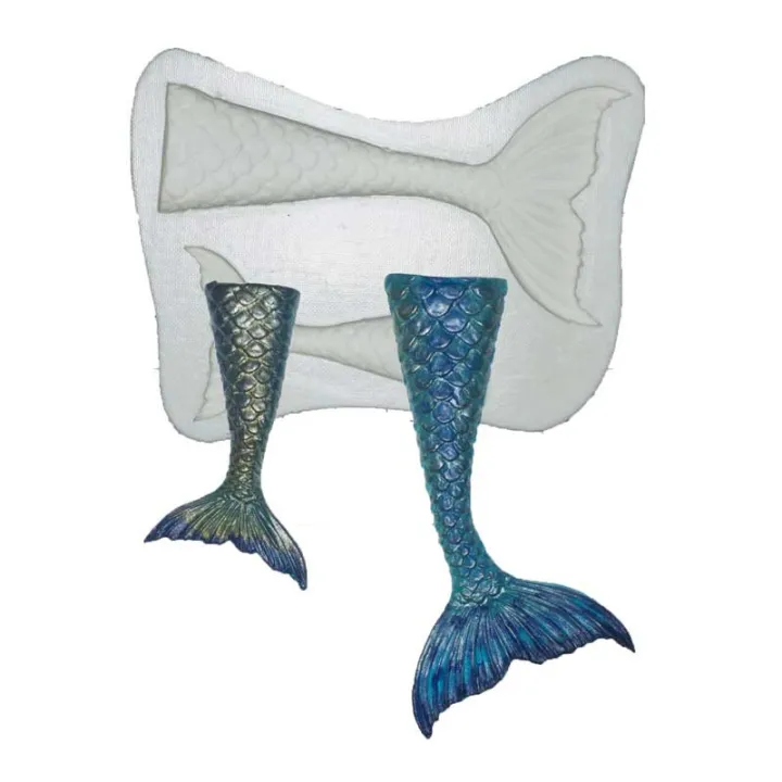Pinna di sirena in silicone per decorazioni facili e fantastiche