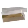 Macaron & biscuit packaging transparent 17.5x12x4.5 cm