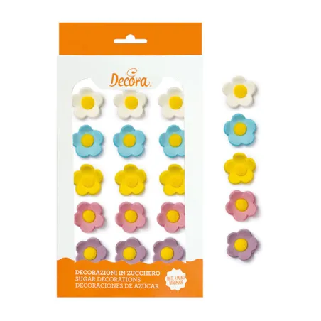 Sugar decoration flowers, small
